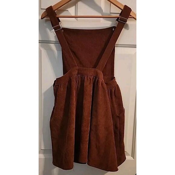 Kawaiibabe Mini Baby Bear  Romper  Medium Overall Dress Corduroy Adjustable Stra - Picture 2 of 7